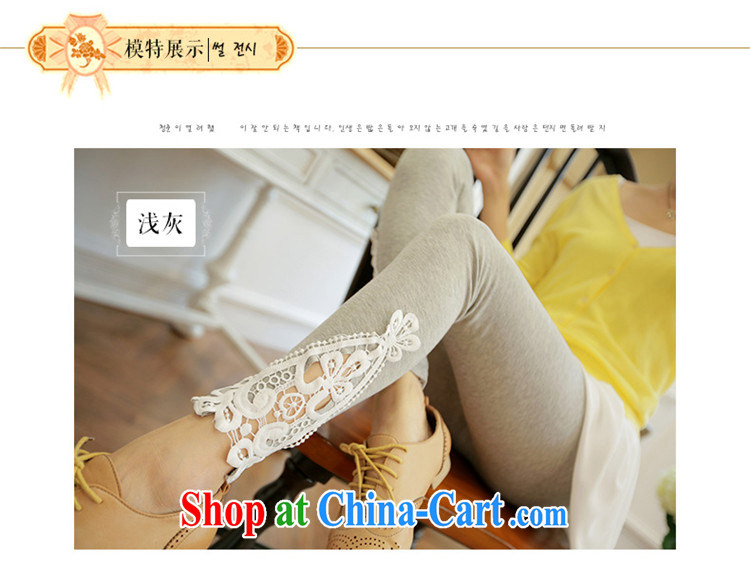 Fish the dream 2015 new pregnant women with spring loaded Korean lace lace cotton and abdominal trousers trousers pregnant women pants solid light gray XL pictures, price, brand platters! Elections are good character, the national distribution, so why buy now enjoy more preferential! Health