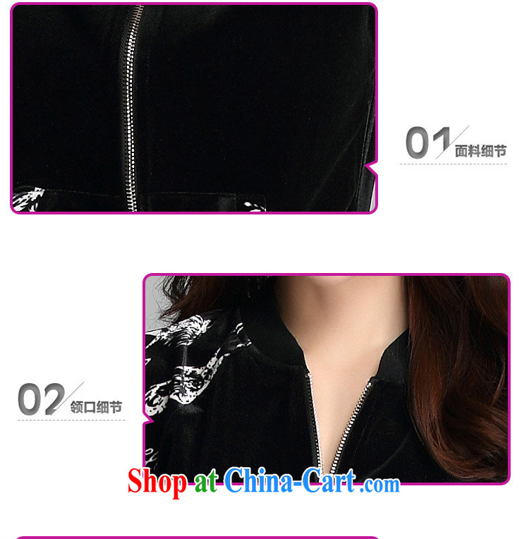 Constitution, 2015 new spring loaded thick sister female stamp velvet sweater trousers Korean uniforms and ventricular hypertrophy, long-sleeved leisure cultivating sportswear black 4XL 170 - 188 Jack pictures, price, brand platters! Elections are good character, the national distribution, so why buy now enjoy more preferential! Health