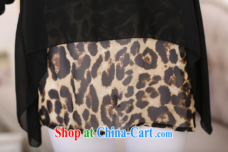 In 2015 a new, thick mm KING SIZE, female fashion leopard print long-sleeved, long, snow-woven shirts fat people graphics thin, black 7002 XXXL pictures, price, brand platters! Elections are good character, the national distribution, so why buy now enjoy more preferential! Health