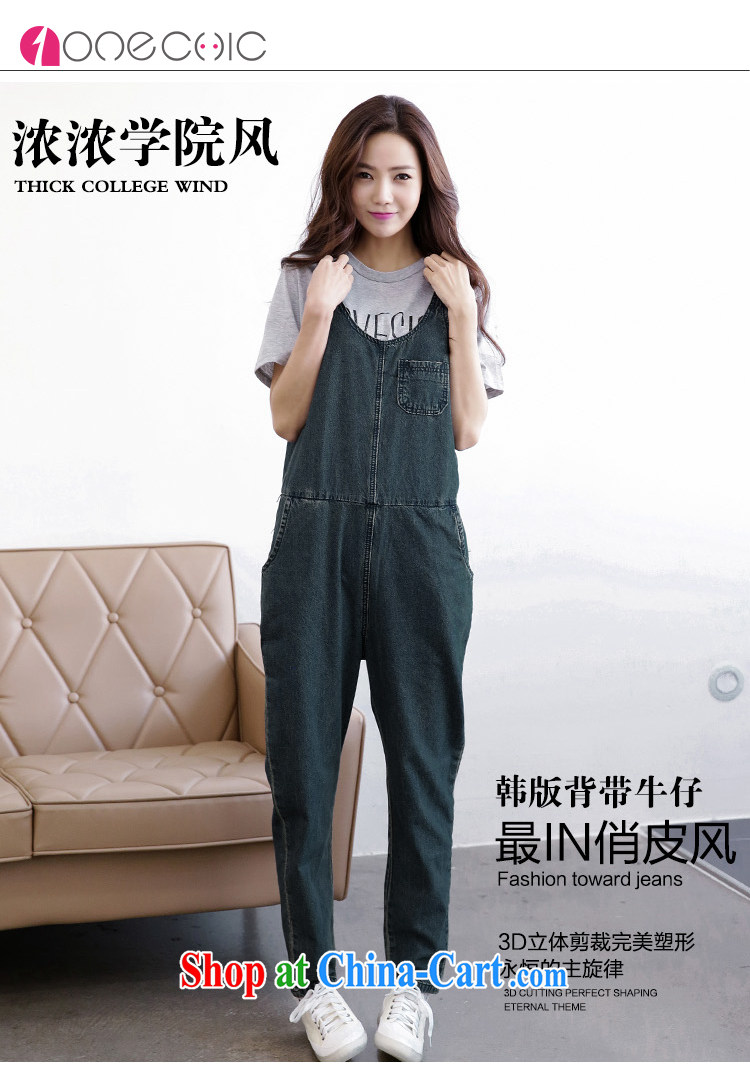 ONECHIC Korean relaxed hip-hop, the document, a code blue jeans back trousers code number can be pregnant with dark blue XS pictures, price, brand platters! Elections are good character, the national distribution, so why buy now enjoy more preferential! Health