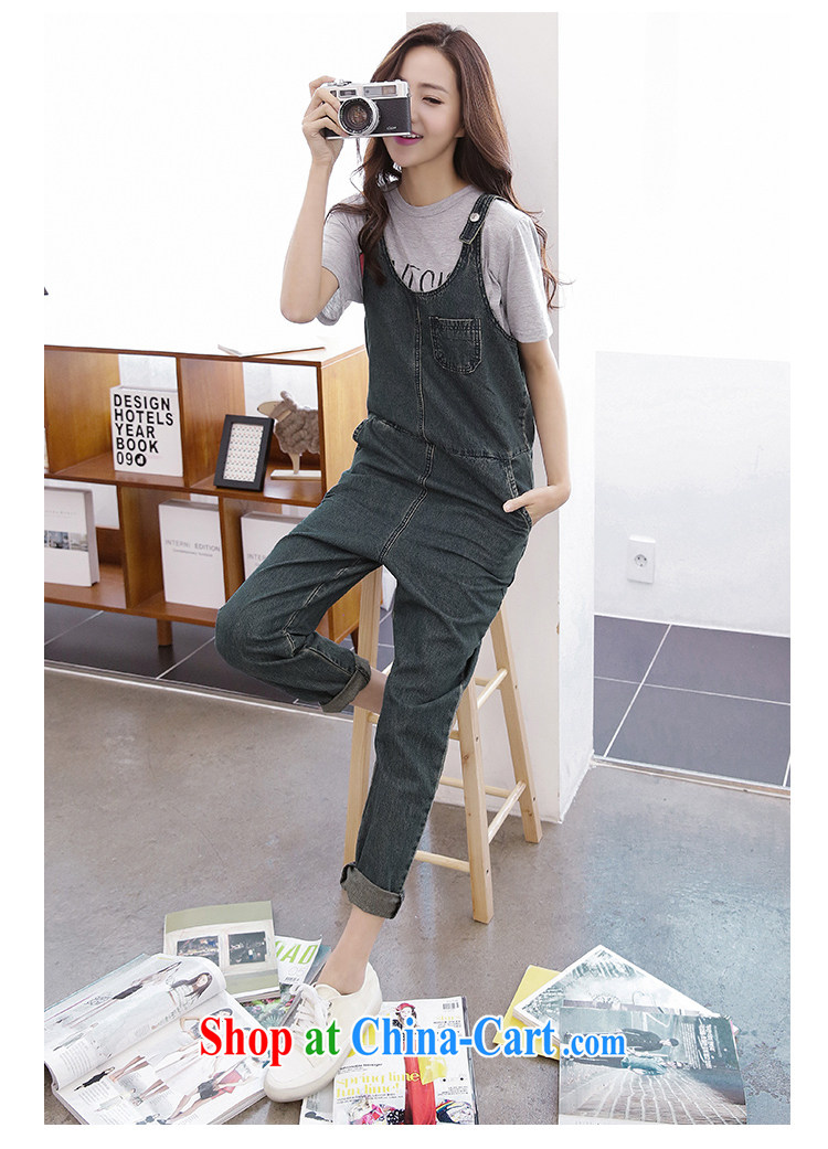 ONECHIC Korean relaxed hip-hop, the document, a code blue jeans back trousers code number can be pregnant with dark blue XS pictures, price, brand platters! Elections are good character, the national distribution, so why buy now enjoy more preferential! Health