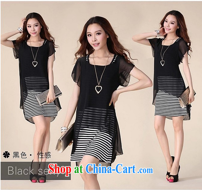 In autumn 2015 the spring and summer new, larger women mm thick snow woven dresses two piece 8552 black 3 XL pictures, price, brand platters! Elections are good character, the national distribution, so why buy now enjoy more preferential! Health