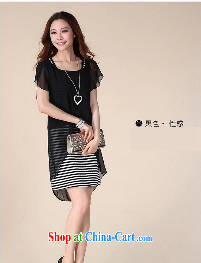 In autumn 2015 the spring and summer new, larger women mm thick snow woven dresses two piece 8552 black 3 XL pictures, price, brand platters! Elections are good character, the national distribution, so why buy now enjoy more preferential! Health