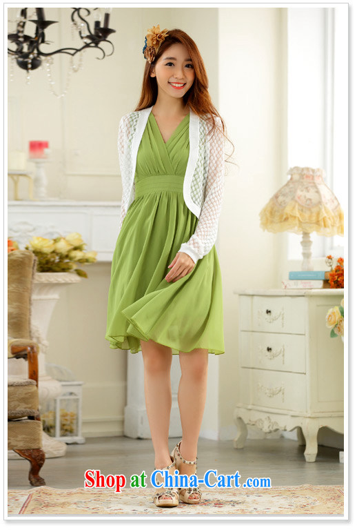 The package-XL dresses Korean elegant elegant V collar sleeveless ice woven skirt green-waist dress skirts Solid Color thick sister graphics green 3XL approximately 170 - 180 Jack pictures, price, brand platters! Elections are good character, the national distribution, so why buy now enjoy more preferential! Health