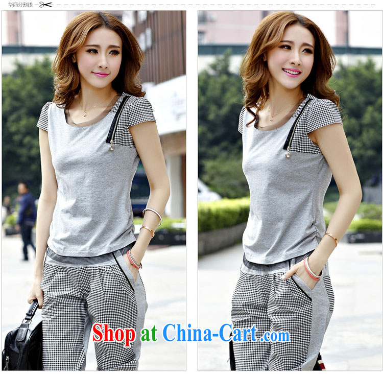 According to Park's summer 2015 beauty graphics thin plaid stitching round-collar short-sleeve 7 pants sport and leisure package and stylish female F 336 red XXXL pictures, price, brand platters! Elections are good character, the national distribution, so why buy now enjoy more preferential! Health