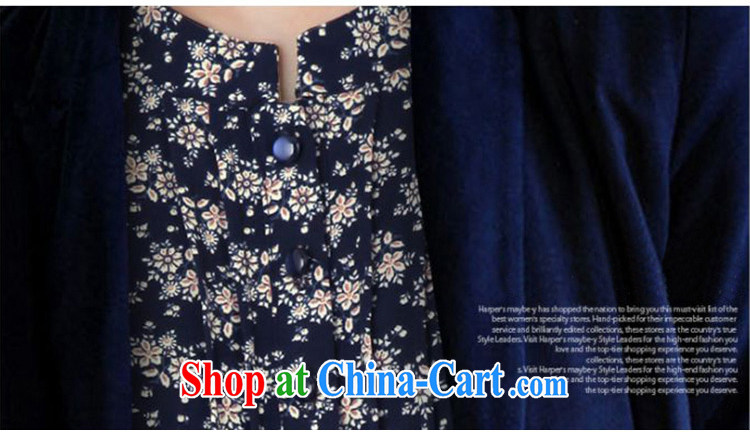 Tang year 2015 the European site the Code women mm thick spring new liberal style floral long-sleeved dresses Tibetan blue flower 9016 XL 4 165 - 175 Jack left and right pictures, price, brand platters! Elections are good character, the national distribution, so why buy now enjoy more preferential! Health