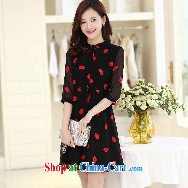The evergreens flower 2015 New Beauty video thin European and American style, long, large, snow-woven dresses DM 518 black XL pictures, price, brand platters! Elections are good character, the national distribution, so why buy now enjoy more preferential! Health
