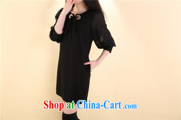 About Ms Audrey EU 2015 spring and summer new products, women's clothing dresses beauty graphics thin stitching snow woven 7 cuff dress female YW 172 black 4XL pictures, price, brand platters! Elections are good character, the national distribution, so why buy now enjoy more preferential! Health