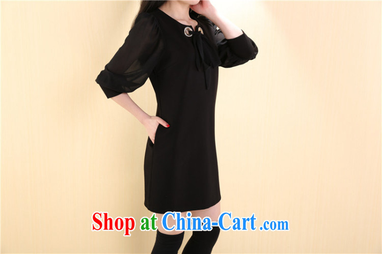 About Ms Audrey EU 2015 spring and summer new products, women's clothing dresses beauty graphics thin stitching snow woven 7 cuff dress female YW 172 black 4XL pictures, price, brand platters! Elections are good character, the national distribution, so why buy now enjoy more preferential! Health