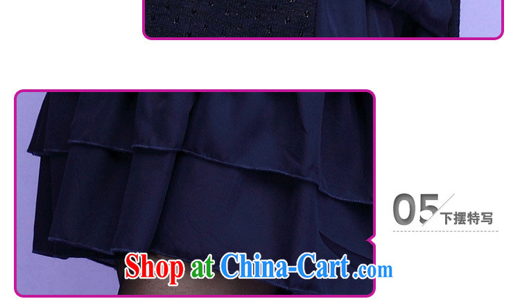 Land is still the Yi 2015 spring and summer, the Korean version of the greater code female thick sister loose knit-stitching snow woven long-sleeved leave of two piece dress dress 3678 black XXXXL pictures, price, brand platters! Elections are good character, the national distribution, so why buy now enjoy more preferential! Health