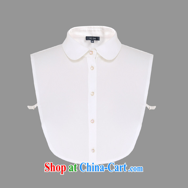 MsShe XL girls 2015 new Snow woven shirt collar body fake collar decorated for 2421 white 6 XL, Susan Carroll, Ms Elsie Leung Chow (MSSHE), shopping on the Internet