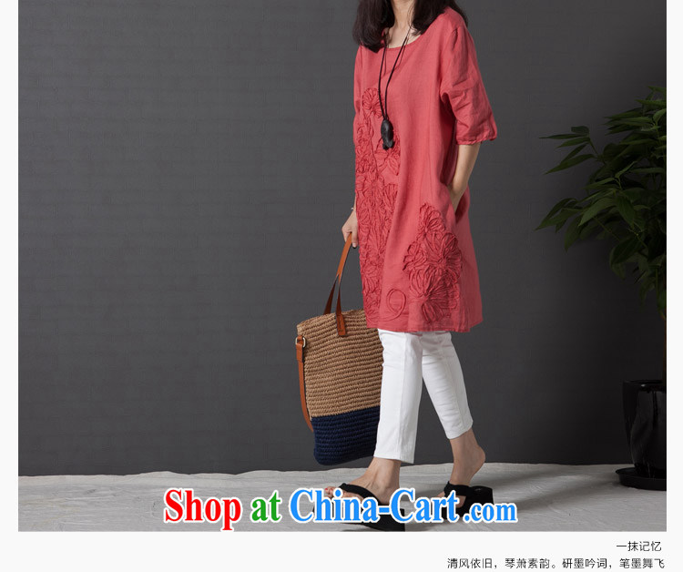 Cherry, Butterfly Spring 2015 the new dress code the ladies literary, small fresh loose thick MM embroidered short sleeves cotton the dresses orange XXL pictures, price, brand platters! Elections are good character, the national distribution, so why buy now enjoy more preferential! Health