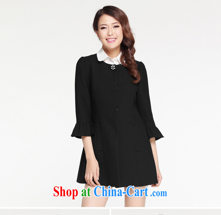 Cloud the larger female 2015 spring new Korean casual jacket thick MM horn 7 cuff video thin T-shirt black by default Shun Feng express pictures, price, brand platters! Elections are good character, the national distribution, so why buy now enjoy more preferential! Health