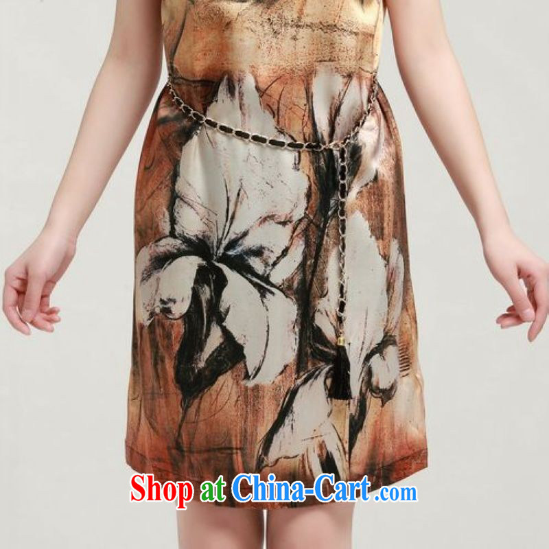 The stone is indeed the XL women summer dresses silk thick, sister graphics thin, the red XXXL, the stone (Bushi), and, on-line shopping