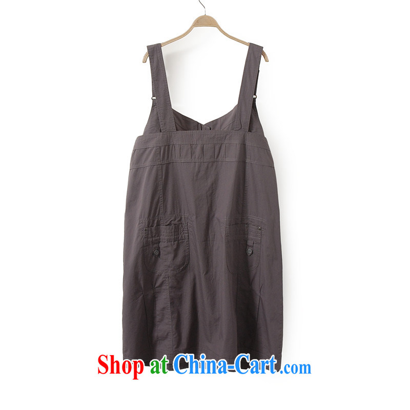 Spring new 2015 mm thick large foreign trade, women in Europe and America with the original single GALLUS DRESS with skirt dresses BD brown 52, talking about the Zhuang (gazizhuang), shopping on the Internet