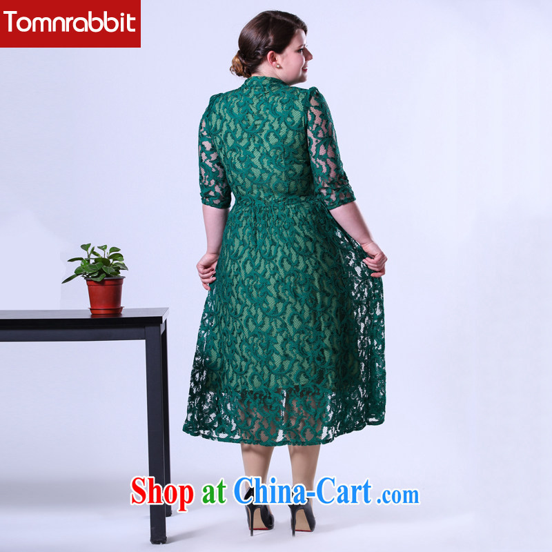The 2015 Code and the elegant lace Solid Color small, for thick mm video thin dress long skirt picture color the code 3 XL (pre-sale April 12 Day Shipping, Tomnrabbit, shopping on the Internet