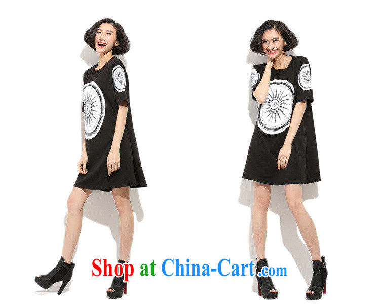 Director of the Advisory Committee 2015 spring and summer with new, and indeed increase, female fat mm video thin, long, short-sleeved T shirt-skirt black loose all code brassieres tile 110 pictures, price, brand platters! Elections are good character, the national distribution, so why buy now enjoy more preferential! Health