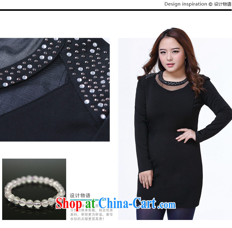 One of the dance, women 2015 new thick mm parquet drill long-sleeved beauty charm dress 1028 black XXL pictures, price, brand platters! Elections are good character, the national distribution, so why buy now enjoy more preferential! Health