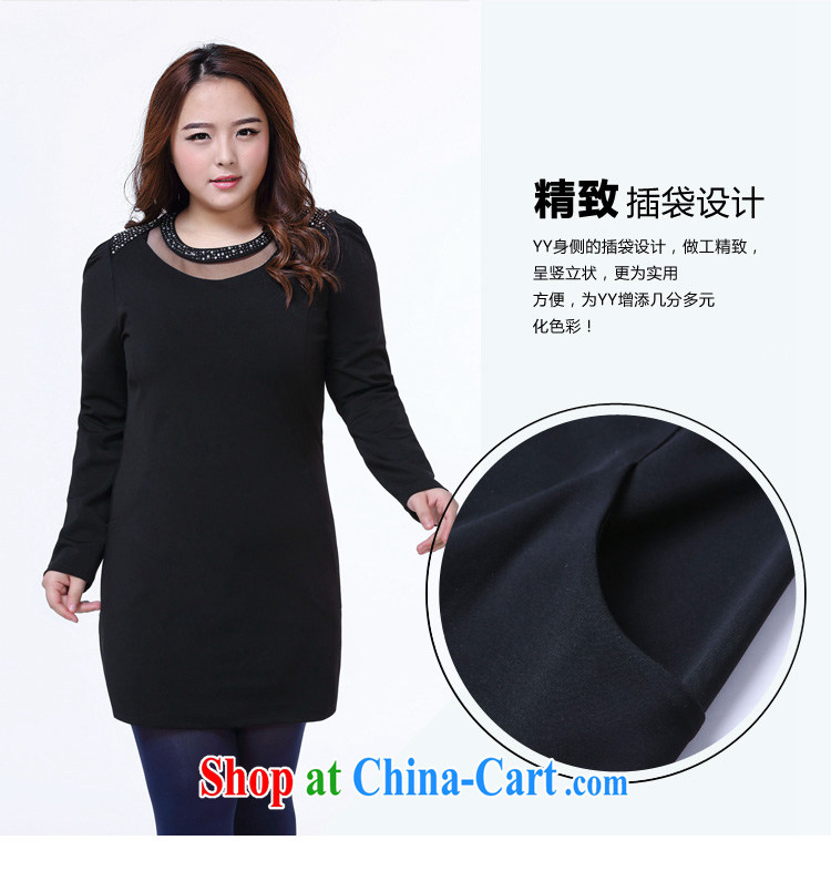 One of the dance, women 2015 new thick mm parquet drill long-sleeved beauty charm dress 1028 black XXL pictures, price, brand platters! Elections are good character, the national distribution, so why buy now enjoy more preferential! Health