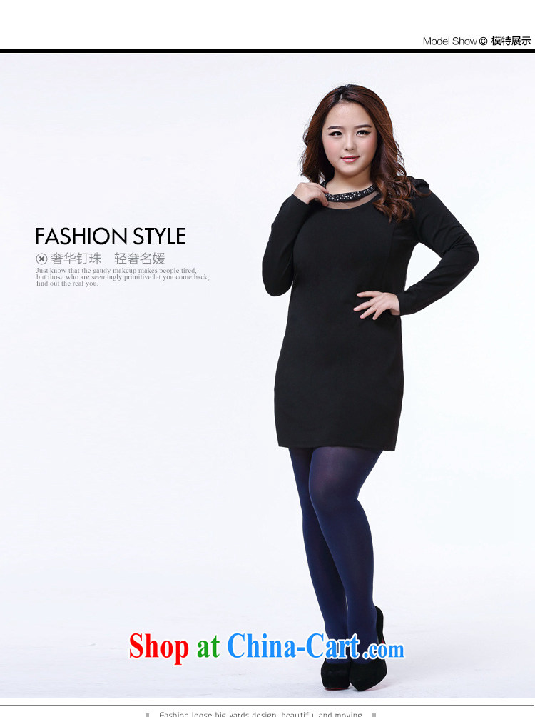 One of the dance, women 2015 new thick mm parquet drill long-sleeved beauty charm dress 1028 black XXL pictures, price, brand platters! Elections are good character, the national distribution, so why buy now enjoy more preferential! Health