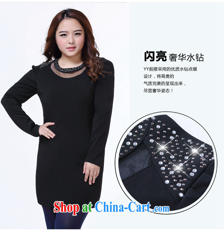 One of the dance, women 2015 new thick mm parquet drill long-sleeved beauty charm dress 1028 black XXL pictures, price, brand platters! Elections are good character, the national distribution, so why buy now enjoy more preferential! Health