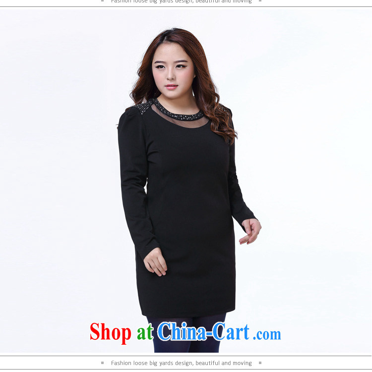 One of the dance, women 2015 new thick mm parquet drill long-sleeved beauty charm dress 1028 black XXL pictures, price, brand platters! Elections are good character, the national distribution, so why buy now enjoy more preferential! Health