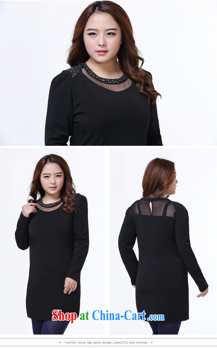 One of the dance, women 2015 new thick mm parquet drill long-sleeved beauty charm dress 1028 black XXL pictures, price, brand platters! Elections are good character, the national distribution, so why buy now enjoy more preferential! Health