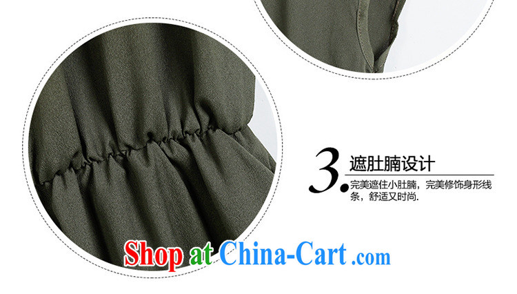 MissDonut 2015 summer New, and indeed increase, female Korean loose video thin short-sleeve dress mm thick solid skirt army green code XL recommended weight 140 jack - 160 Jack pictures, price, brand platters! Elections are good character, the national distribution, so why buy now enjoy more preferential! Health