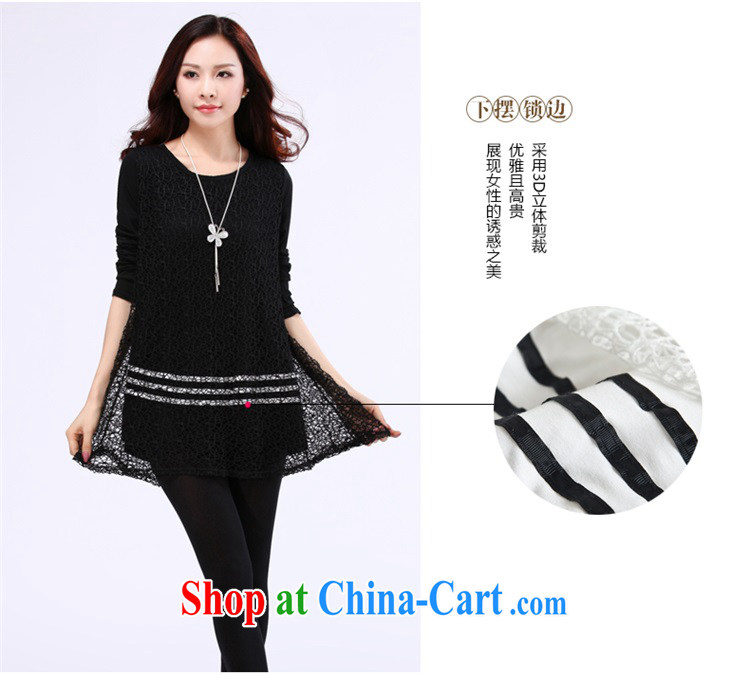 Spend $mirror 2015 spring new and indeed XL female graphics thin winter clothing thick sister Korean solid T pension 8517 black XXXXXL pictures, price, brand platters! Elections are good character, the national distribution, so why buy now enjoy more preferential! Health