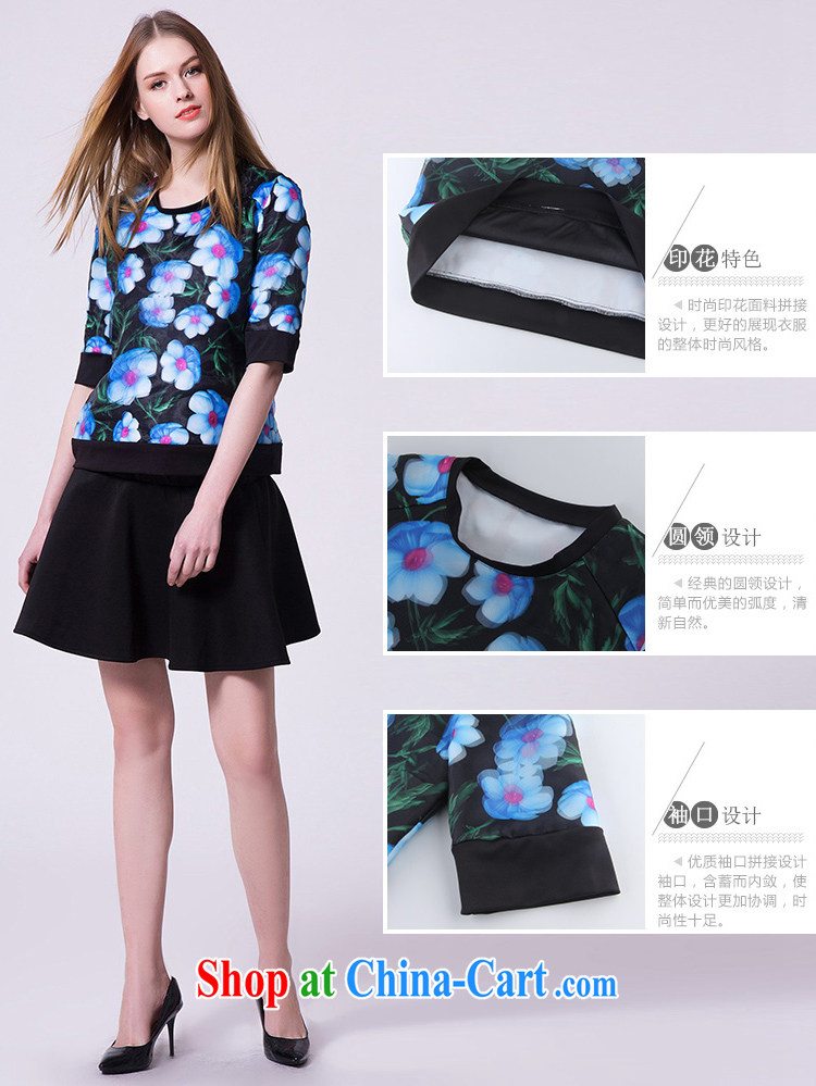 Yi express 2015 spring stamp duty and comfortable 100 ground round-collar short-sleeve has been barrel T shirt T-shirt woman E 2266 color mixing 5 XL pictures, price, brand platters! Elections are good character, the national distribution, so why buy now enjoy more preferential! Health
