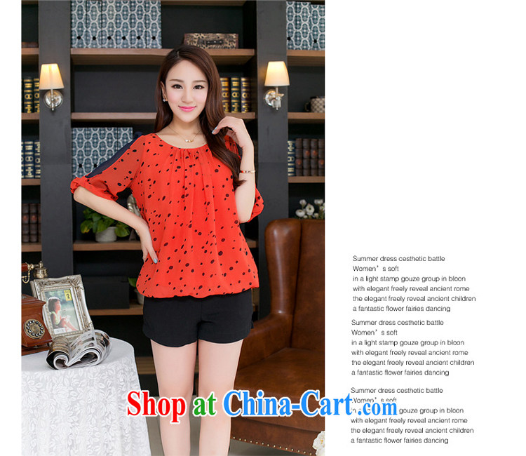 Szili Clinton's large, female 2015 summer mm thick Korean new stylish and relaxed lady snow woven shirts and indeed increase graphics thin knocked color thick sister T-shirt girl shirt dark blue XXXXL pictures, price, brand platters! Elections are good character, the national distribution, so why buy now enjoy more preferential! Health
