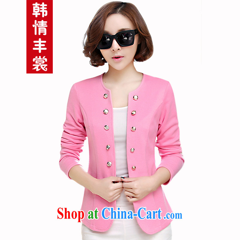 Korea and Hongkong advisory committee spring 2015 new, thick MM large code female double-knit shirts and indeed increase short paragraph 100 on the T-shirt jacket round neck T-shirt 803 pink large code 5 XL, Korea, Hongkong, advisory committee, and shopping on the Internet