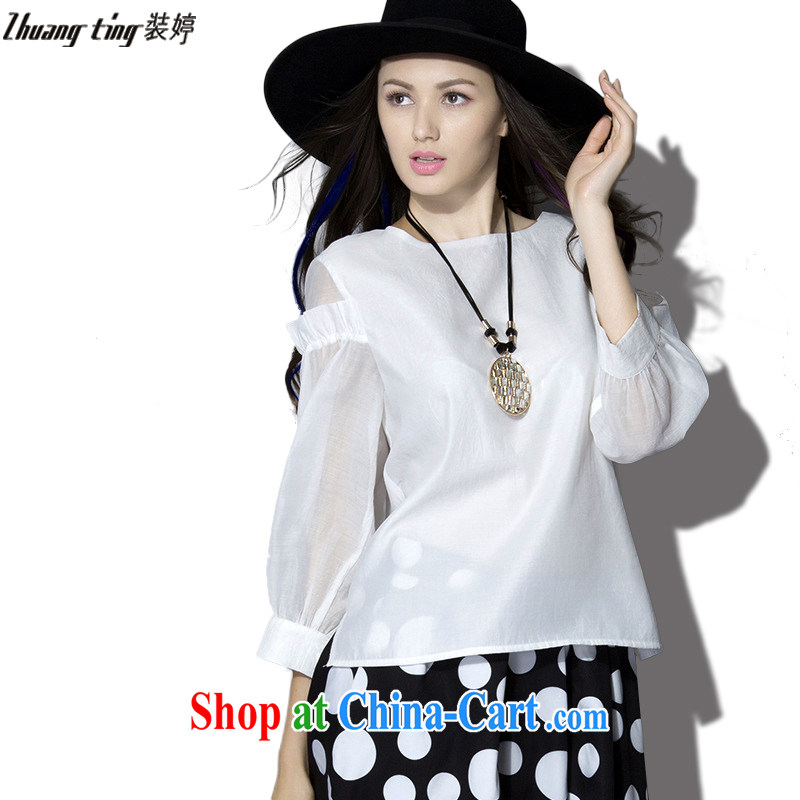 The Ting zhuangting fat people graphics thin 2015 spring new, larger female high-end in Europe and indeed the greater emphasis on sister T pension 697 black 4XL, Ting (zhuangting), shopping on the Internet