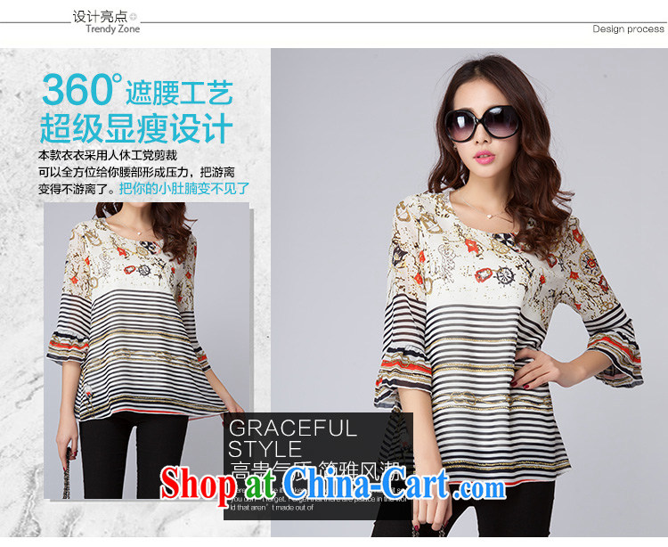 Magic of the summer new, larger female increase the fat loose snow streaks woven shirts T pension 8 T 5007 photo color XL pictures, price, brand platters! Elections are good character, the national distribution, so why buy now enjoy more preferential! Health