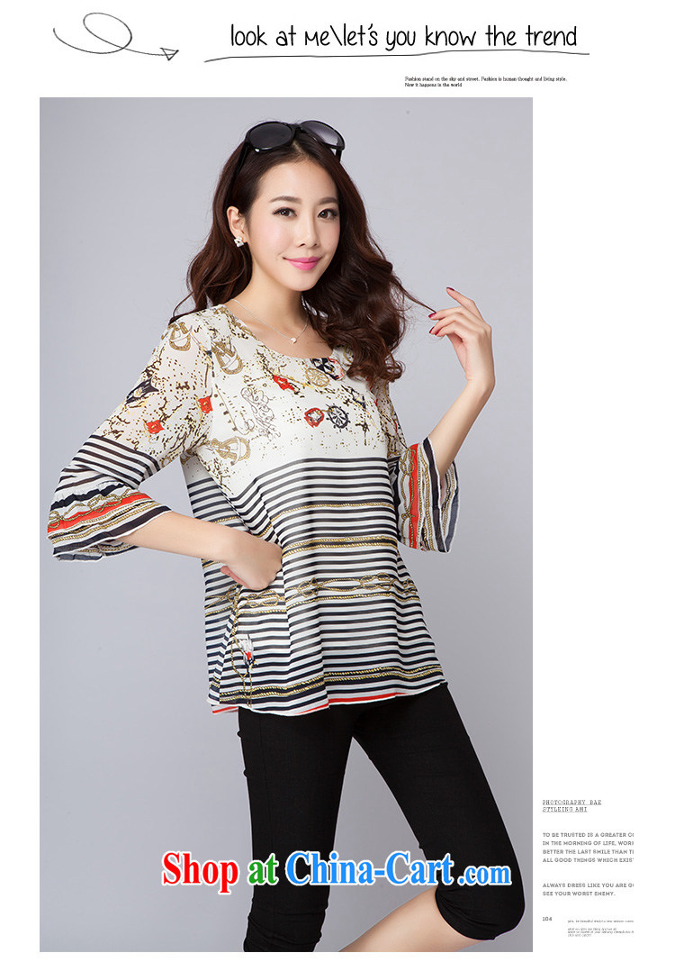 Magic of the summer new, larger female increase the fat loose snow streaks woven shirts T pension 8 T 5007 photo color XL pictures, price, brand platters! Elections are good character, the national distribution, so why buy now enjoy more preferential! Health