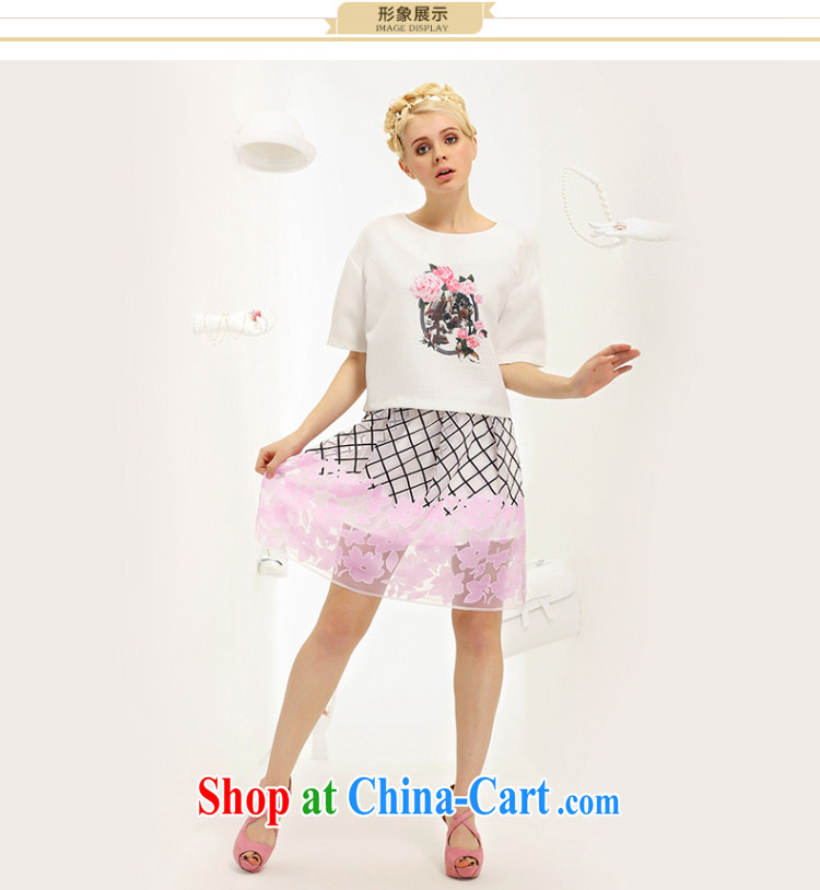 The Mak larger girls with 2015 summer new thick mm stylish stamp body skirt 652252016 pink XL pictures, price, brand platters! Elections are good character, the national distribution, so why buy now enjoy more preferential! Health