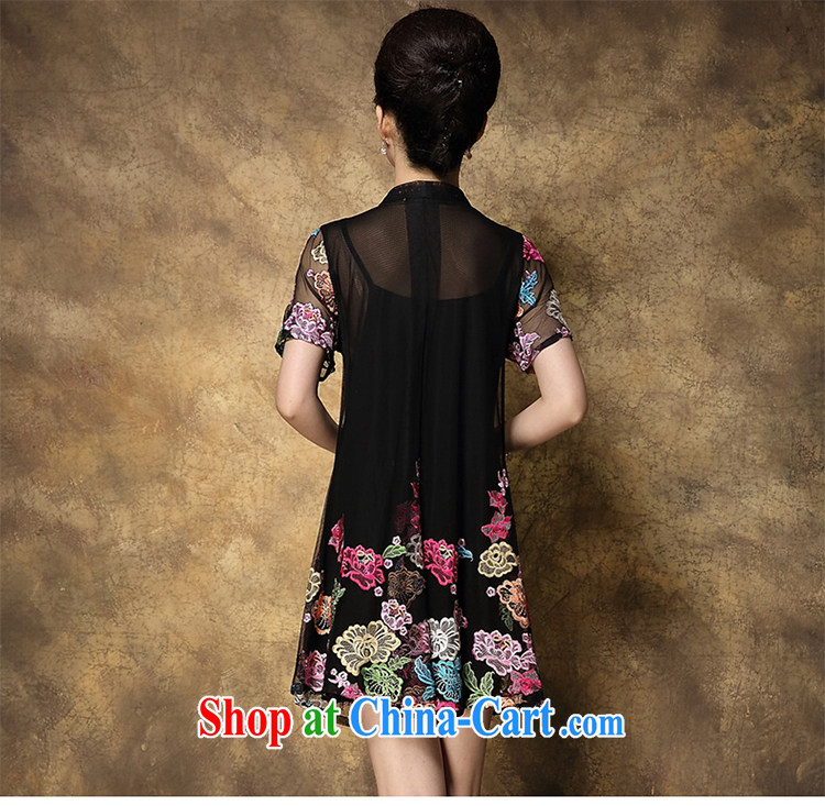 The Connie, 2015 new, larger female summer mm thick dress graphics thin, older web yarn embroidered dresses picture color 4 XL pictures, price, brand platters! Elections are good character, the national distribution, so why buy now enjoy more preferential! Health