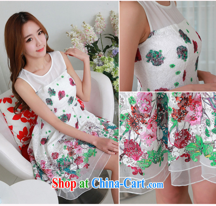 Land is still the Yi 2015 summer new Korean version the code female thick MM round-collar sleeveless lace the Stamp Duty stitching snow woven dresses 11,120 yellow XXXXL pictures, price, brand platters! Elections are good character, the national distribution, so why buy now enjoy more preferential! Health