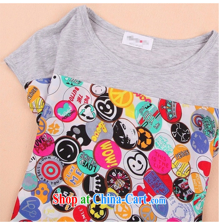 blue silk Diane 2015 summer new retro large, snow-woven shirts ladies mm thick stitching bat short-sleeved loose T pension picture color XXXL pictures, price, brand platters! Elections are good character, the national distribution, so why buy now enjoy more preferential! Health