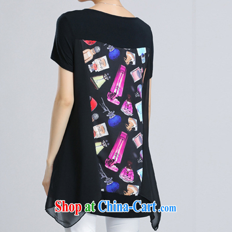Ms Audrey EU focus summer 2015 the Code women dress loose the FAT and FAT mm snow woven shirts in Europe wind skirt JW 1749 dark blue XXXL crackdown, Ms Audrey EU Yuet-mee, jiaowei), online shopping