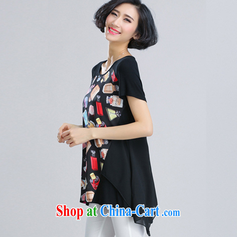 Ms Audrey EU focus summer 2015 the Code women dress loose the FAT and FAT mm snow woven shirts in Europe wind skirt JW 1749 dark blue XXXL crackdown, Ms Audrey EU Yuet-mee, jiaowei), online shopping