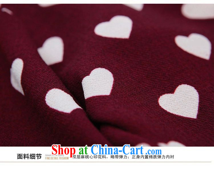 2015 new, larger female spring 200 Jack thick sister graphics thin and thick and Korean leave of two in love, dresses girls thick mm autumn sun poverty maroon 4 XL (recommended weight 190 - 220) pictures, price, brand platters! Elections are good character, the national distribution, so why buy now enjoy more preferential! Health