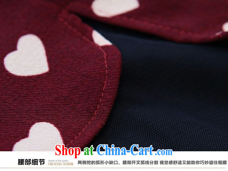 2015 new, larger female spring 200 Jack thick sister graphics thin and thick and Korean leave of two in love, dresses girls thick mm autumn sun poverty maroon 4 XL (recommended weight 190 - 220) pictures, price, brand platters! Elections are good character, the national distribution, so why buy now enjoy more preferential! Health