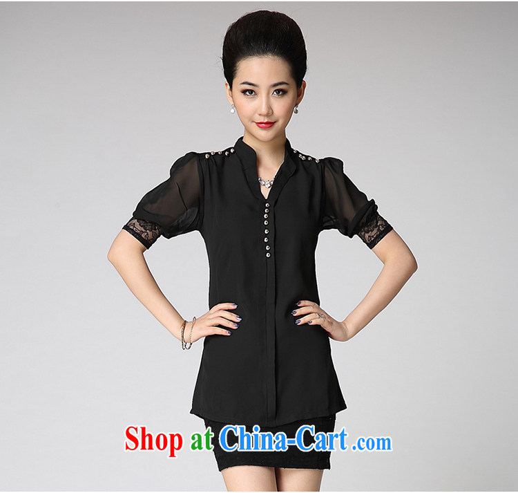 The Connie, the Code's 2015 summer new stylish Korean Solid Color beauty bubble short-sleeve snow T woven shirts black 4XL pictures, price, brand platters! Elections are good character, the national distribution, so why buy now enjoy more preferential! Health