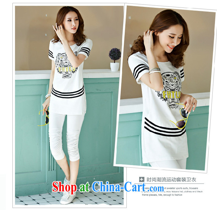 Connie Hyatt 2015 summer new large, female, long, short-sleeved 7 pants campaign kit 8135 white Kit 3 XL (140 - 155 ) jack pictures, price, brand platters! Elections are good character, the national distribution, so why buy now enjoy more preferential! Health