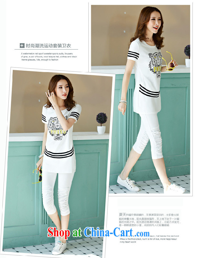 Connie Hyatt 2015 summer new large, female, long, short-sleeved 7 pants campaign kit 8135 white Kit 3 XL (140 - 155 ) jack pictures, price, brand platters! Elections are good character, the national distribution, so why buy now enjoy more preferential! Health