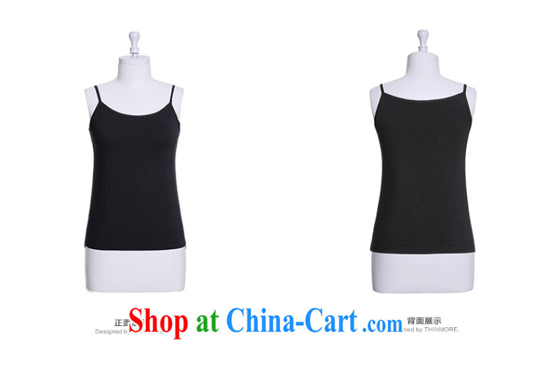 The Mak larger girls with 2015 summer new thick mm stylish 100 ground solid color straps shirt 652034012 black 3 XL pictures, price, brand platters! Elections are good character, the national distribution, so why buy now enjoy more preferential! Health