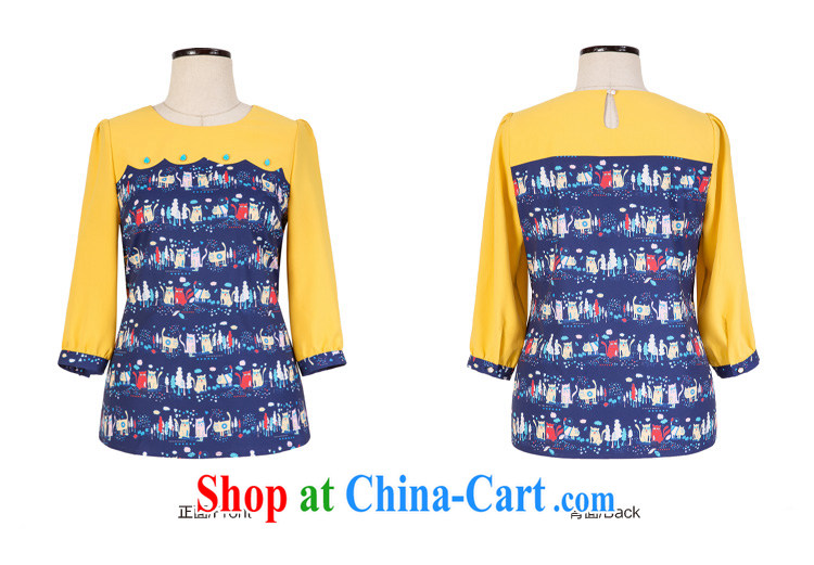 The more major Code women summer 2015 new centers in Europe and America MM stamp stitching knocked color beauty graphics thin, long, 7 cuff T shirts small shirts A 3557 royal blue 5 XL pictures, price, brand platters! Elections are good character, the national distribution, so why buy now enjoy more preferential! Health