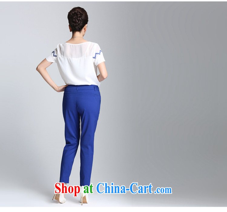 Slim, Mr Big, female 2015 summer new thick mm stylish lounge simple graphics thin trousers 952091753 white 6 XL pictures, price, brand platters! Elections are good character, the national distribution, so why buy now enjoy more preferential! Health