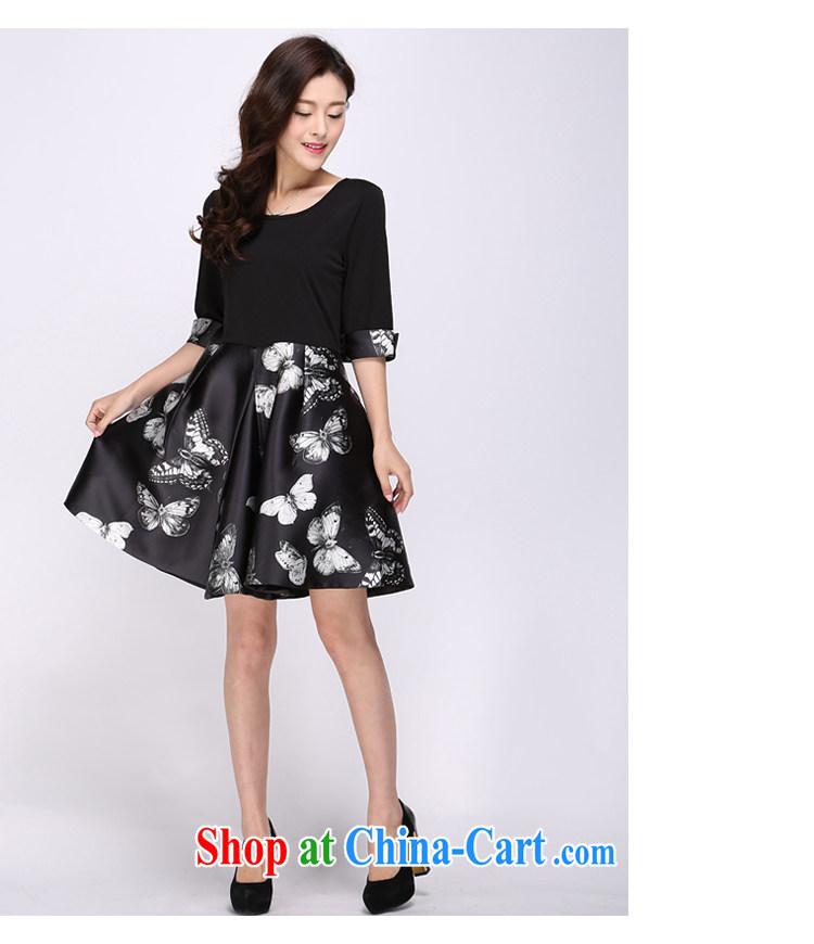 Elizabeth Anne flowers, large, female summer wear thick sister silk and indeed intensify dress thick girls with graphics thin, 1118 high-end black 4XL (recommendation 160 about Jack wear) pictures, price, brand platters! Elections are good character, the national distribution, so why buy now enjoy more preferential! Health